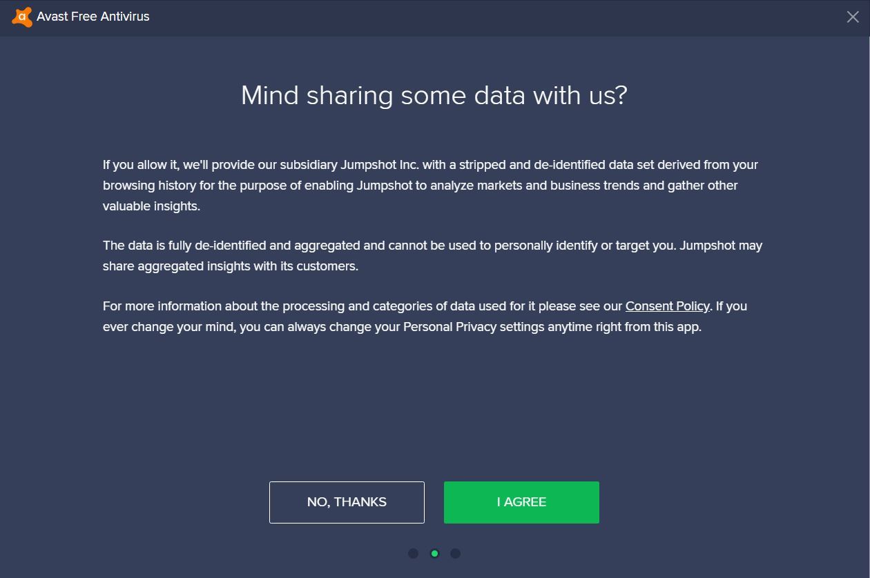 Avast Mind Sharing Some Data